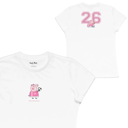Roys Boys White T-Shirt Imagery_Womens Front and back