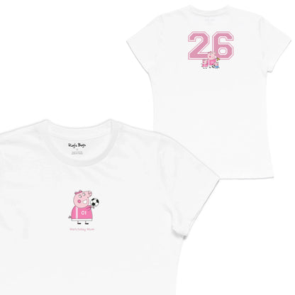 Roys Boys White T-Shirt Imagery_Womens Front and back