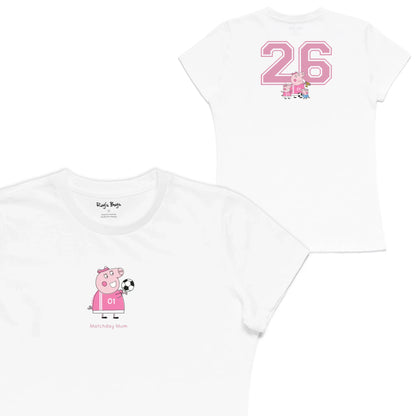 Roys Boys White T-Shirt Imagery_Womens Front and back