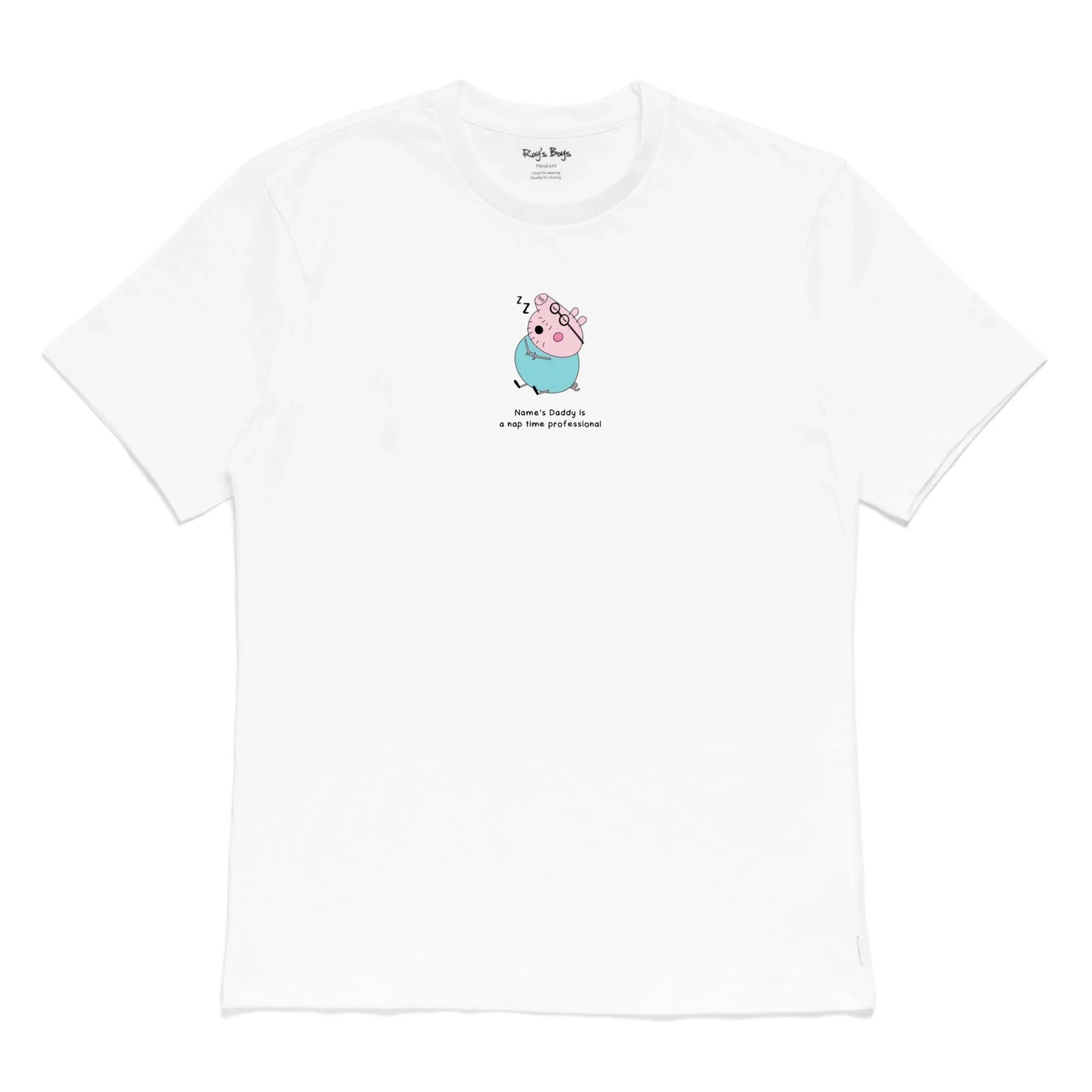 Roys Boys White T-Shirt Imagery_0000_Mens Front