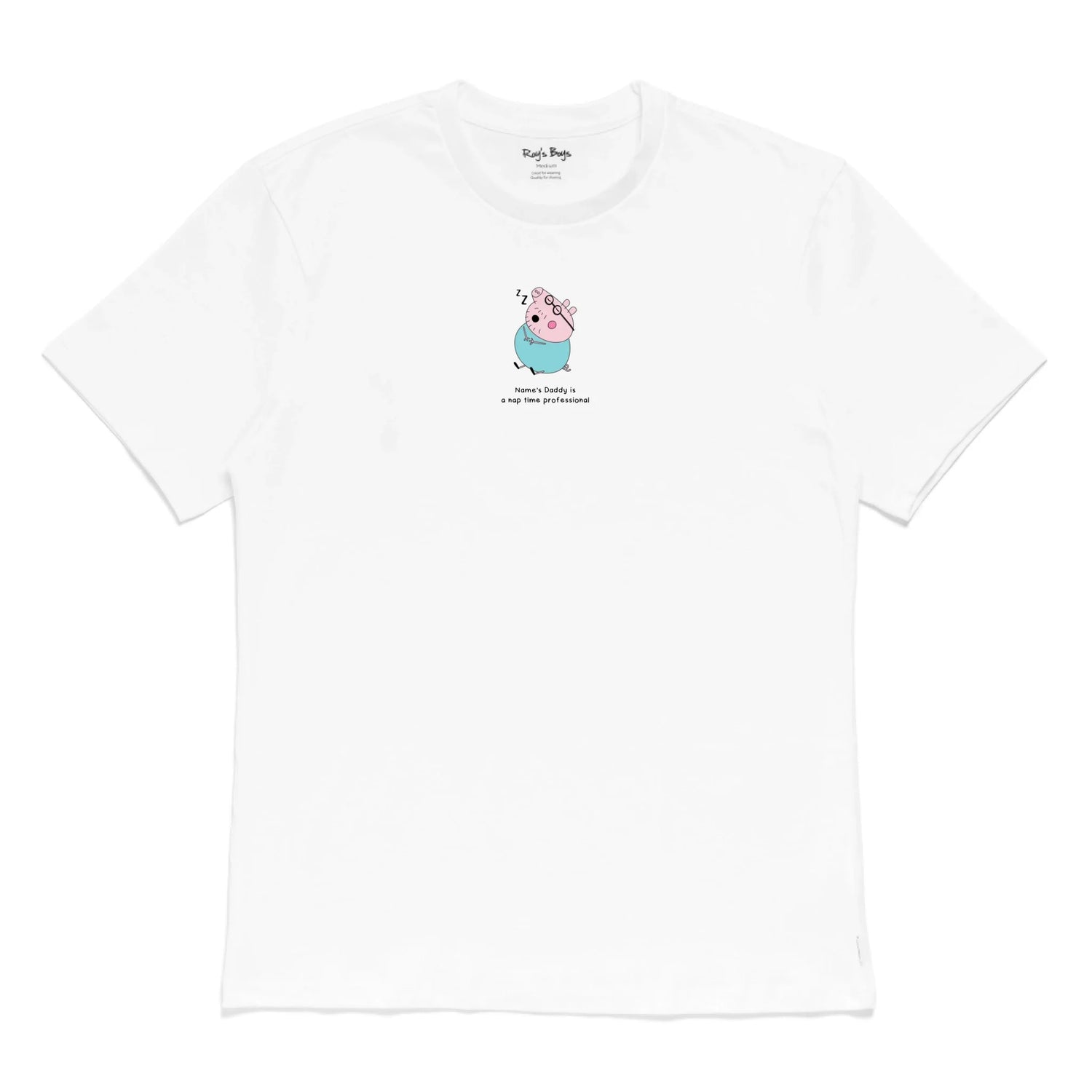 Roys Boys White T-Shirt Imagery_0000_Mens Front