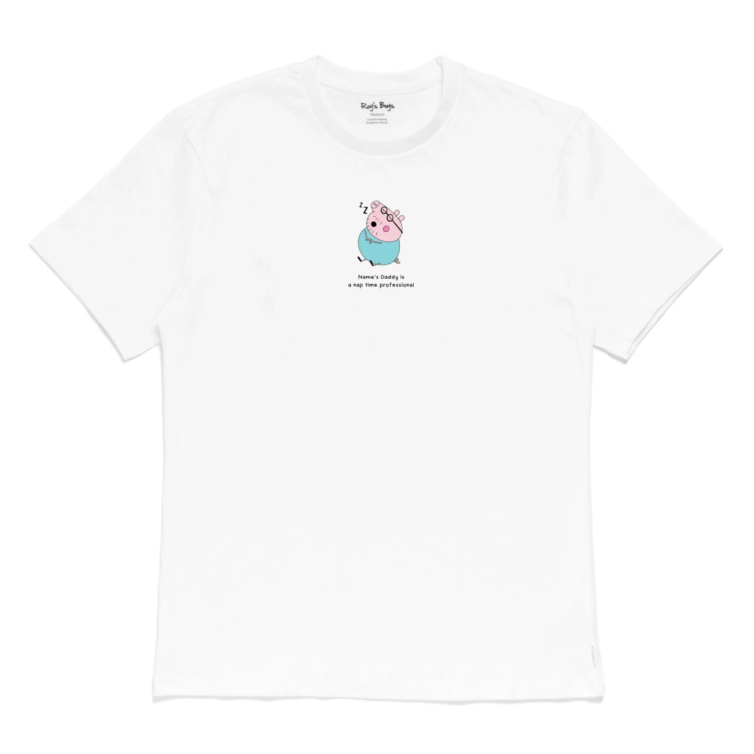 Roys Boys White T-Shirt Imagery_0000_Mens Front