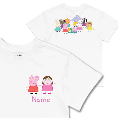 Kids TSHIRT Main Image Front and Back_white frontback front crop