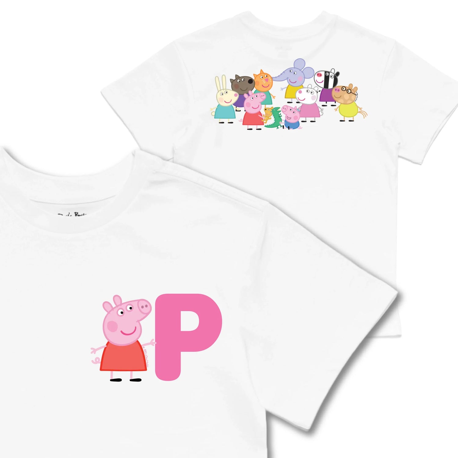 Kids TSHIRT Main Image Front and Back_white frontback front crop