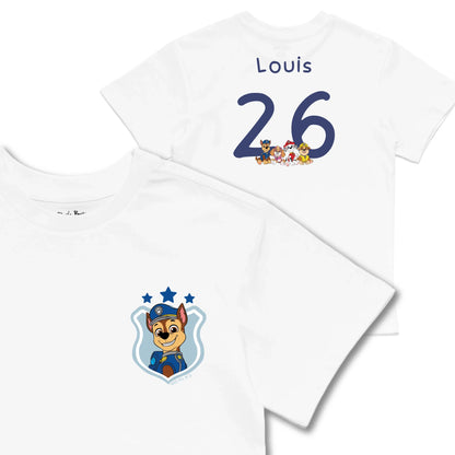 Kids TSHIRT Main Image Front and Back_White frontback back view