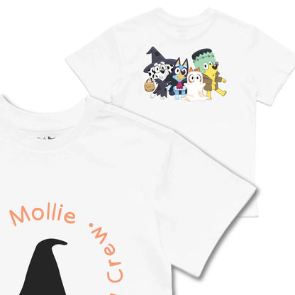 Kids TSHIRT Main Image Front and Back_White frontback back view