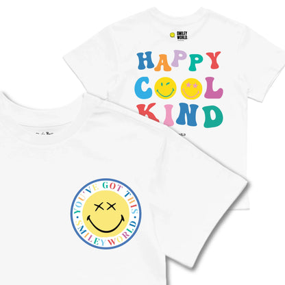 Kids TSHIRT Main Image Front and Back_White frontback back view