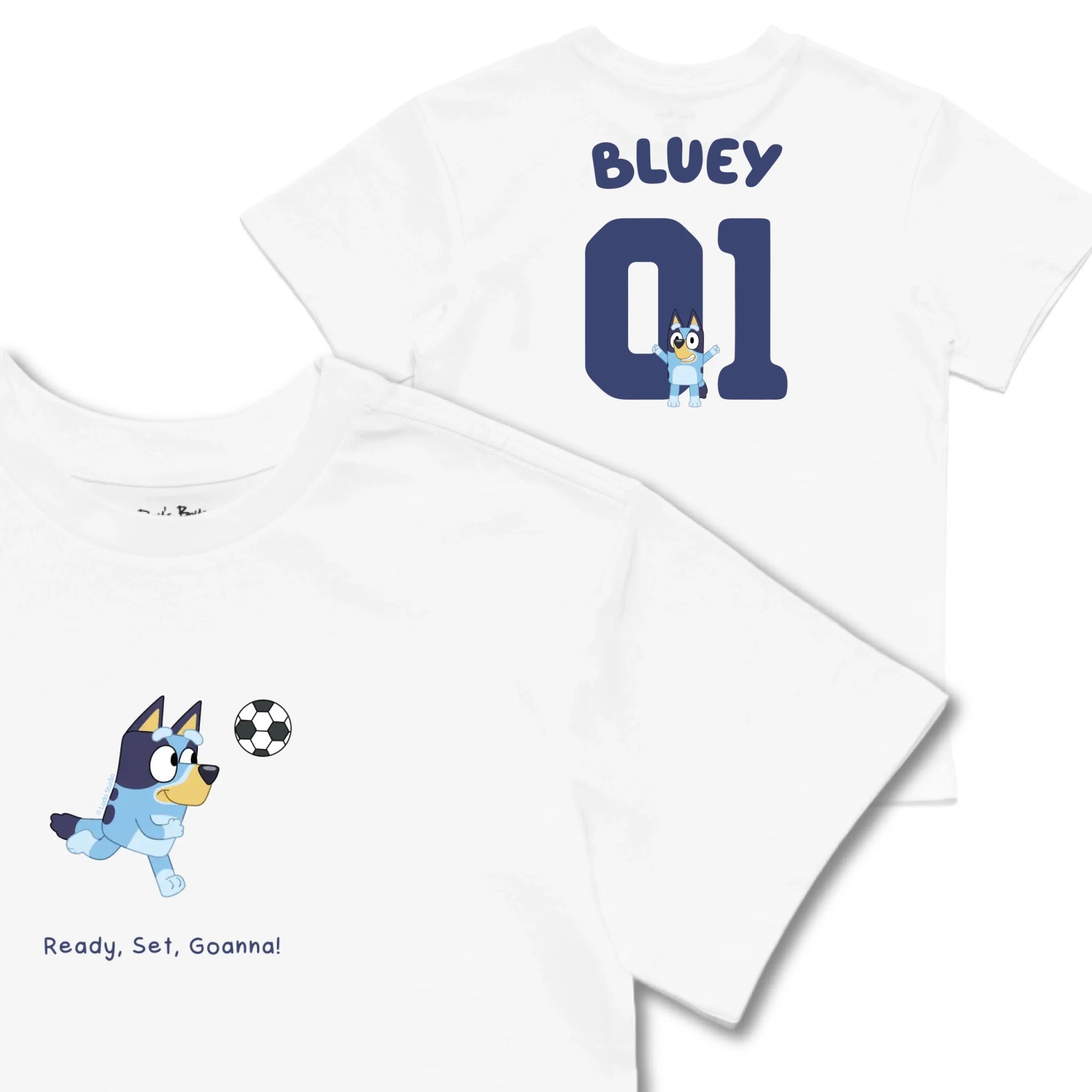 Kids TSHIRT Main Image Front and Back_White frontback back view