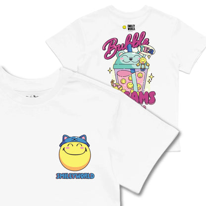 Kids TSHIRT Main Image Front and Back_White frontback back view