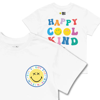 Kids TSHIRT Main Image Front and Back_White frontback back view