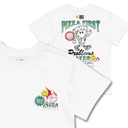 Kids TSHIRT Main Image Front and Back_White frontback back view