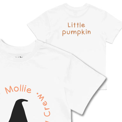 Kids TSHIRT Main Image Front and Back_White frontback back view