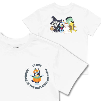 Kids TSHIRT Main Image Front and Back_White frontback back view