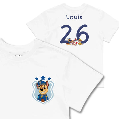 Kids TSHIRT Main Image Front and Back_White frontback back view