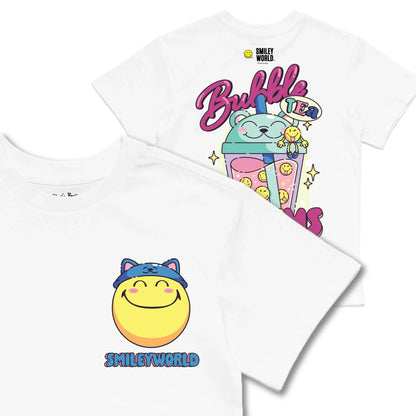 Kids TSHIRT Main Image Front and Back_White frontback back view