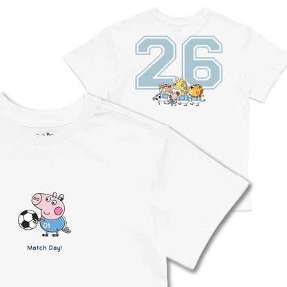 Kids TSHIRT Main Image Front and Back_White frontback back view