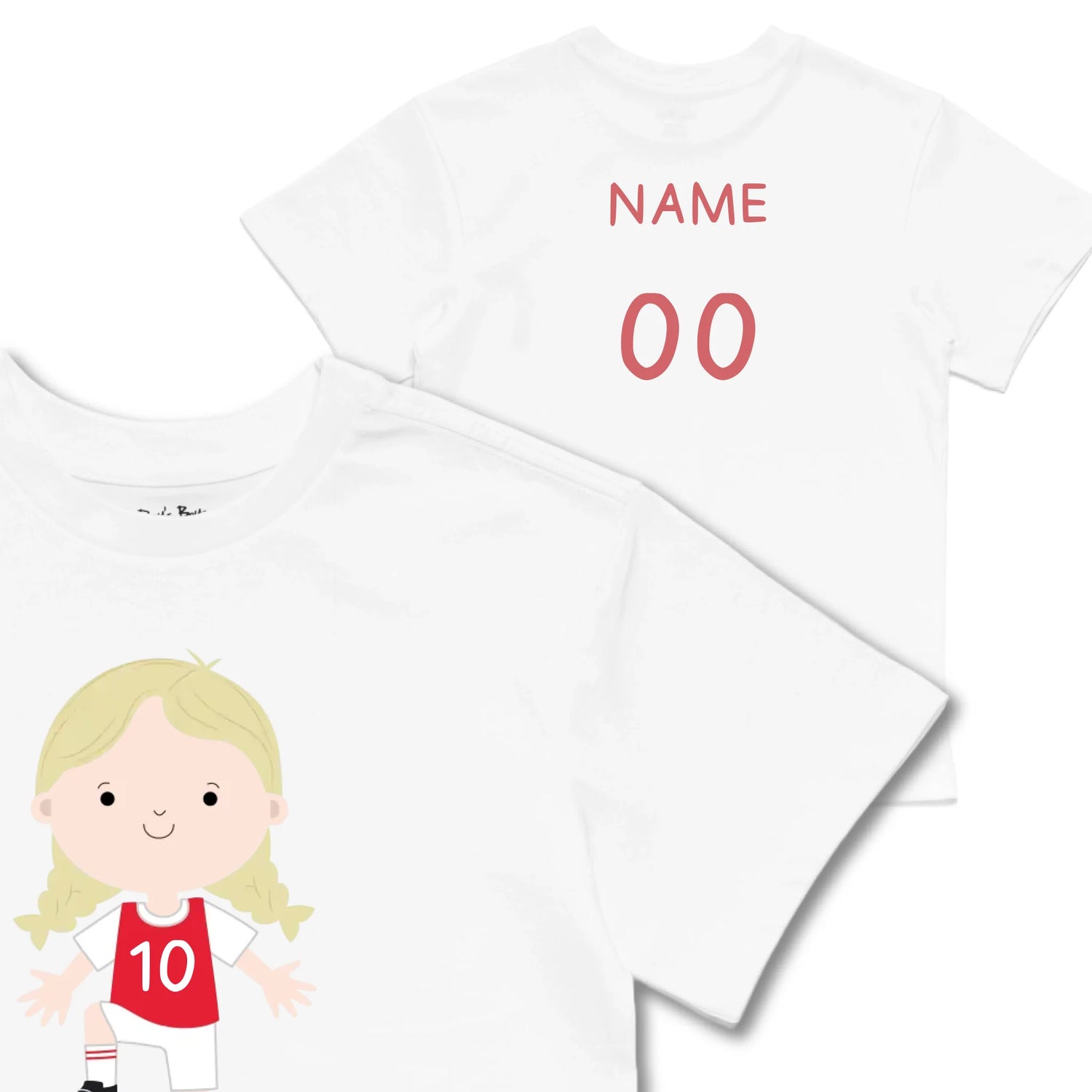 Kids TSHIRT Main Image Front and Back_white frontback front crop