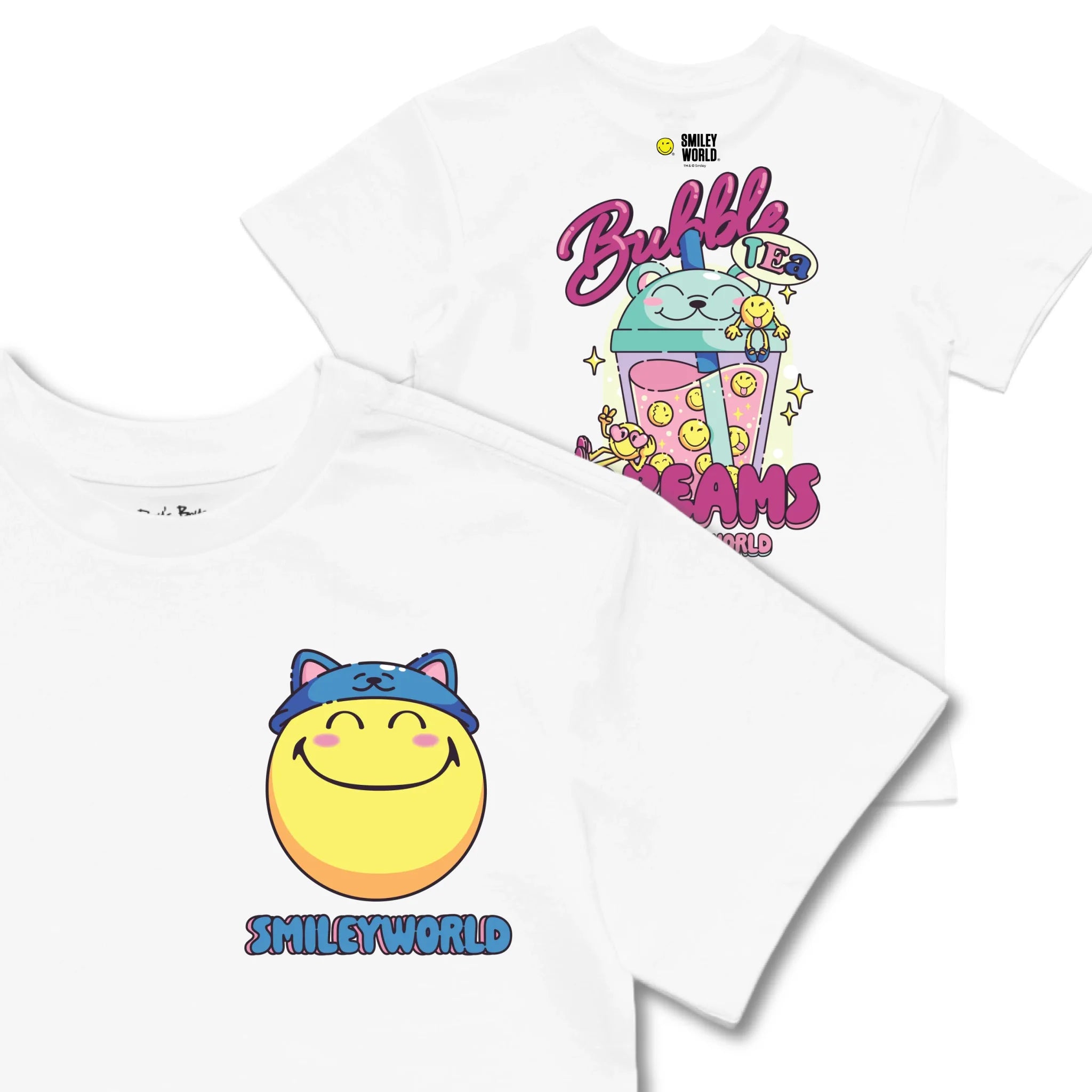Kids TSHIRT Main Image Front and Back_white frontback front crop