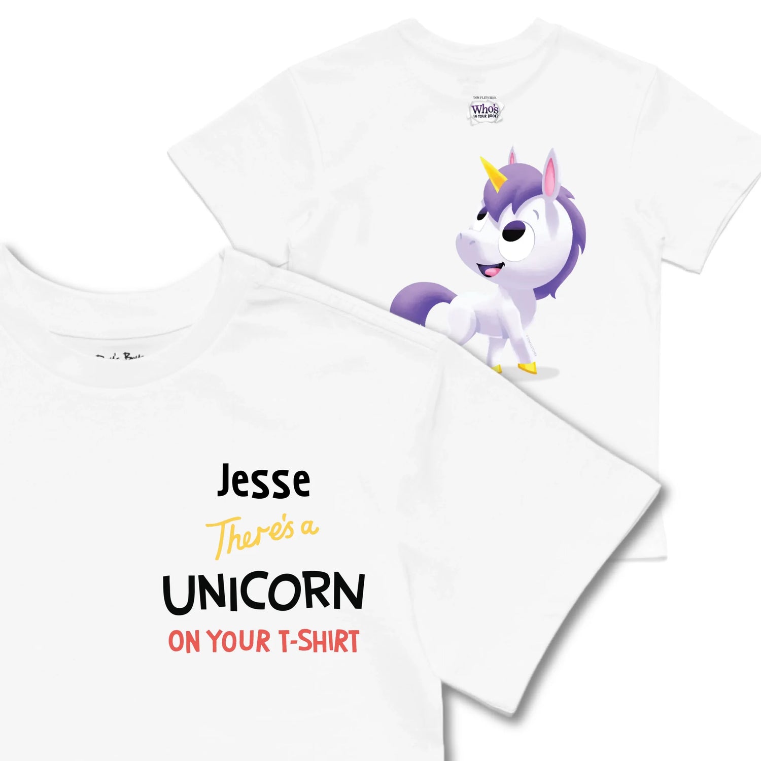 Kids TSHIRT Main Image Front and Back_white frontback front crop