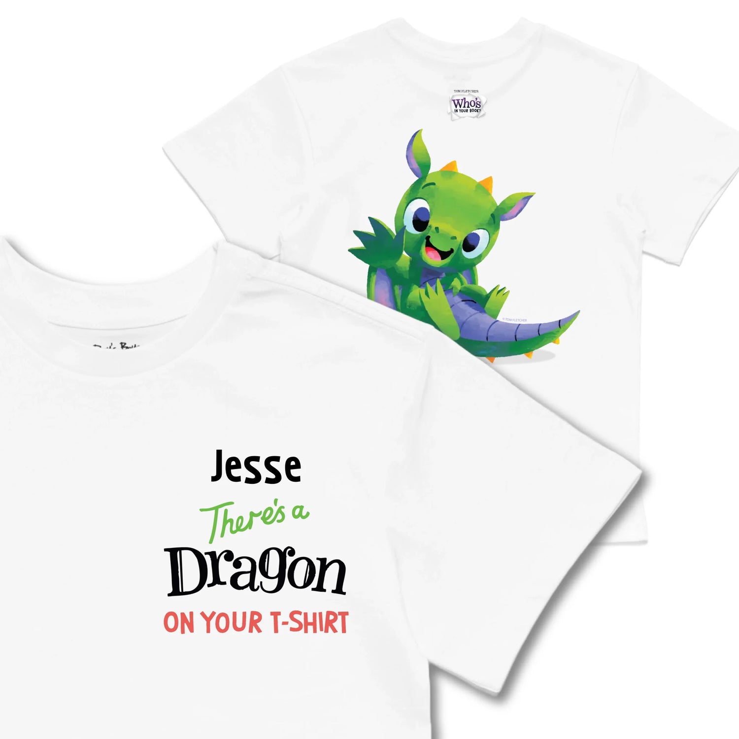 Kids TSHIRT Main Image Front and Back_white frontback front crop