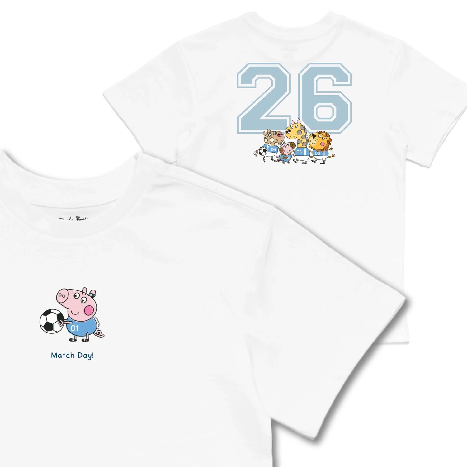 Kids TSHIRT Main Image Front and Back_white frontback front crop