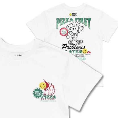 Kids TSHIRT Main Image Front and Back_White frontback back view