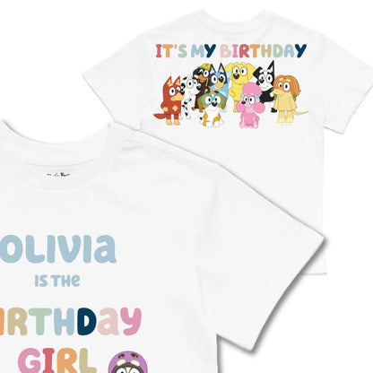 Kids TSHIRT Main Image Front and Back_White frontback back view