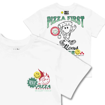 Kids TSHIRT Main Image Front and Back_White frontback back view