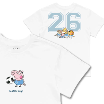 Kids TSHIRT Main Image Front and Back_White frontback back view