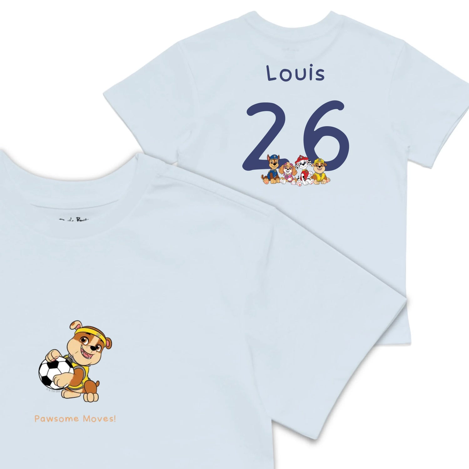 Roys Boys blue T-Shirt Imagery_0008_Older Kids front back