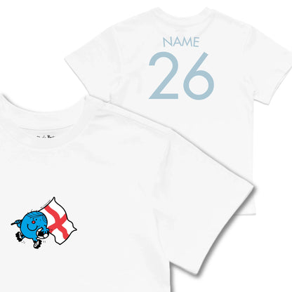 Kids TSHIRT Main Image Front and Back_White frontback back view
