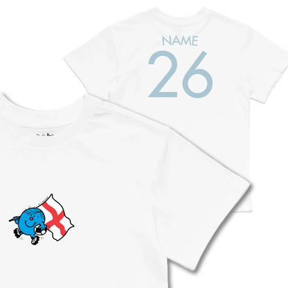 Kids TSHIRT Main Image Front and Back_White frontback back view