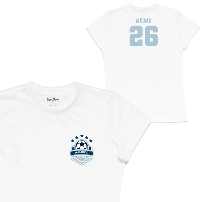 Roys Boys White T-Shirt Imagery_Womens Front and back