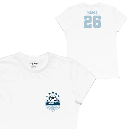 Roys Boys White T-Shirt Imagery_Womens Front and back