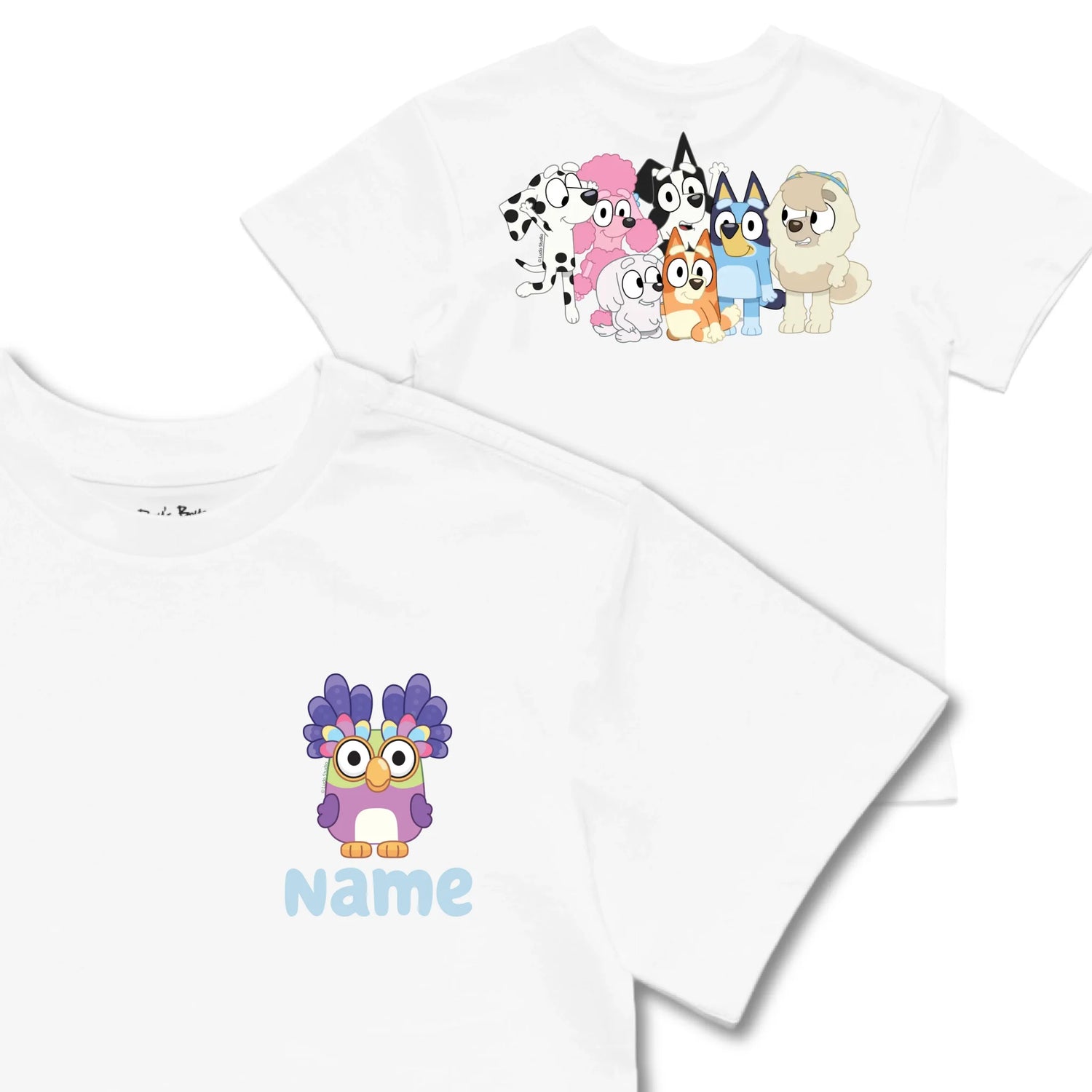 Kids TSHIRT Main Image Front and Back_white frontback front crop