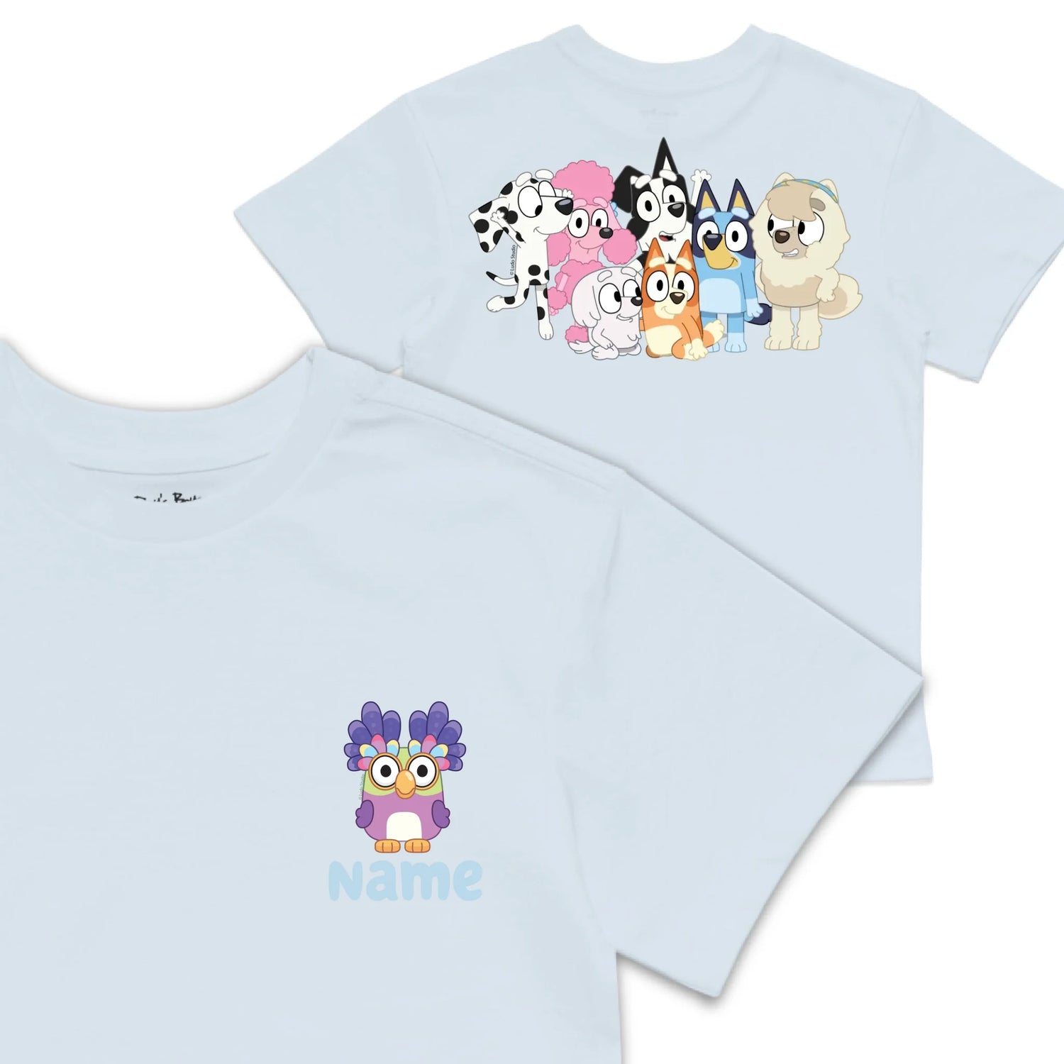 Roys Boys blue T-Shirt Imagery_0008_Older Kids front back