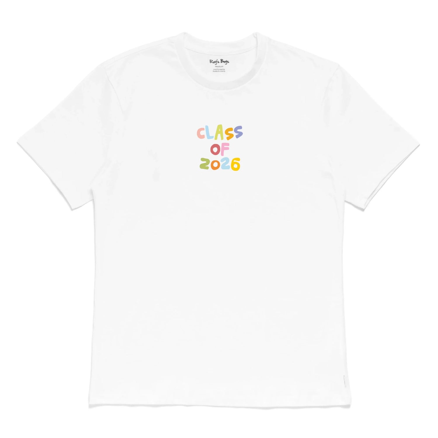 Roys Boys White T-Shirt Imagery_0000_Mens Front
