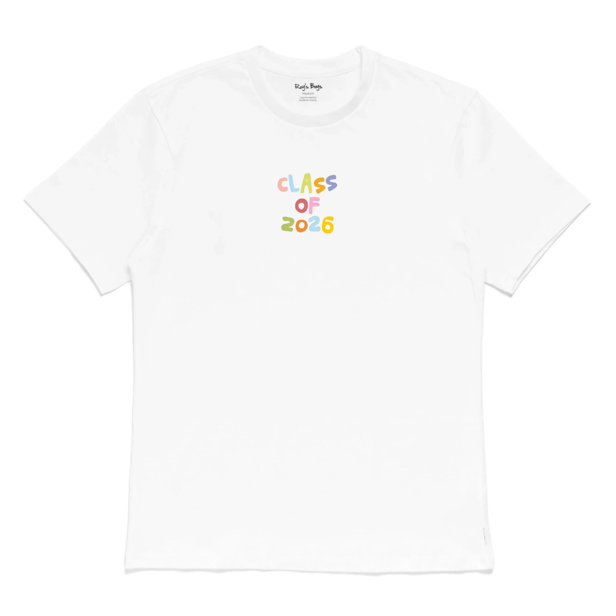 Roys Boys White T-Shirt Imagery_0000_Mens Front