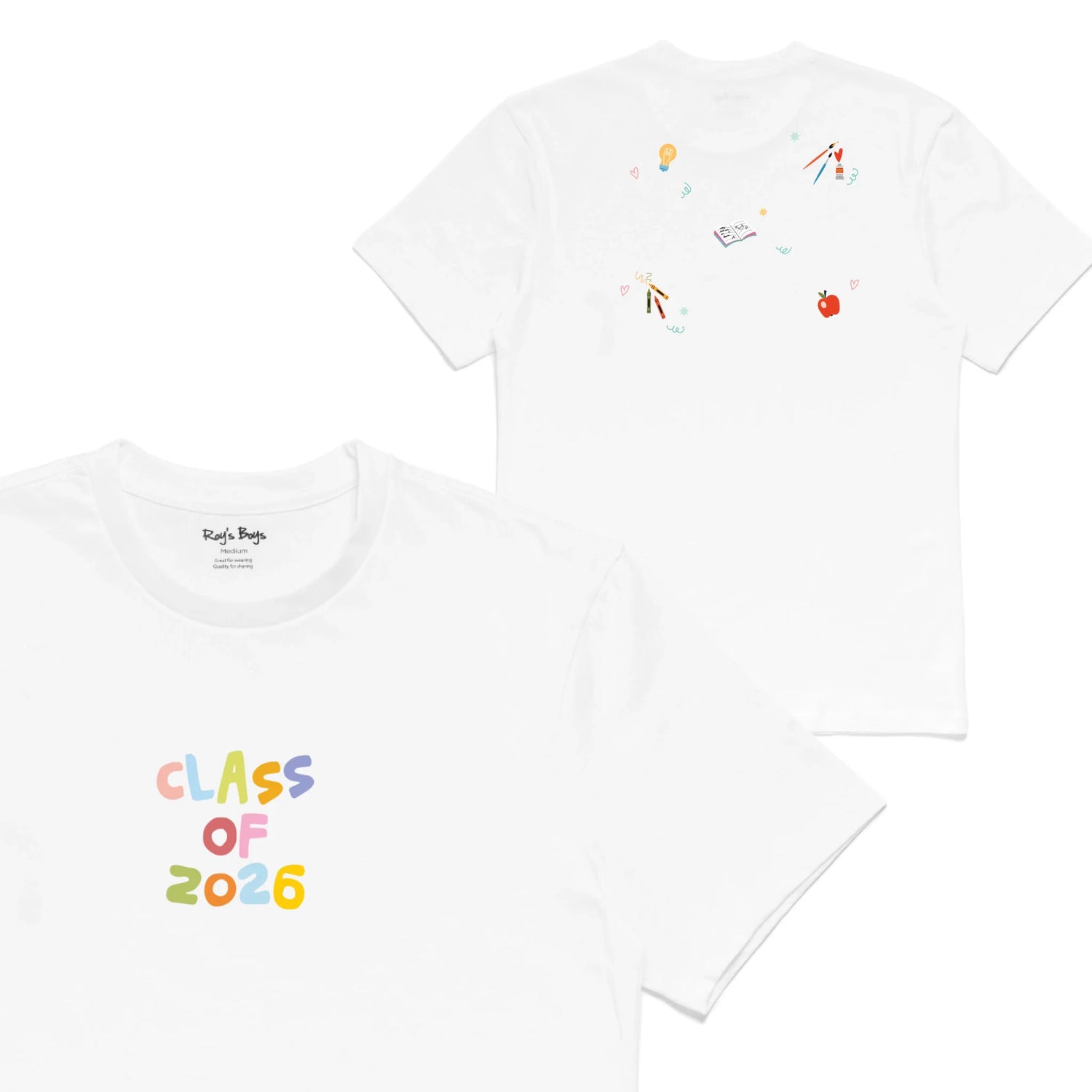 Roys Boys White T-Shirt Imagery_0001_Mens Back both-01