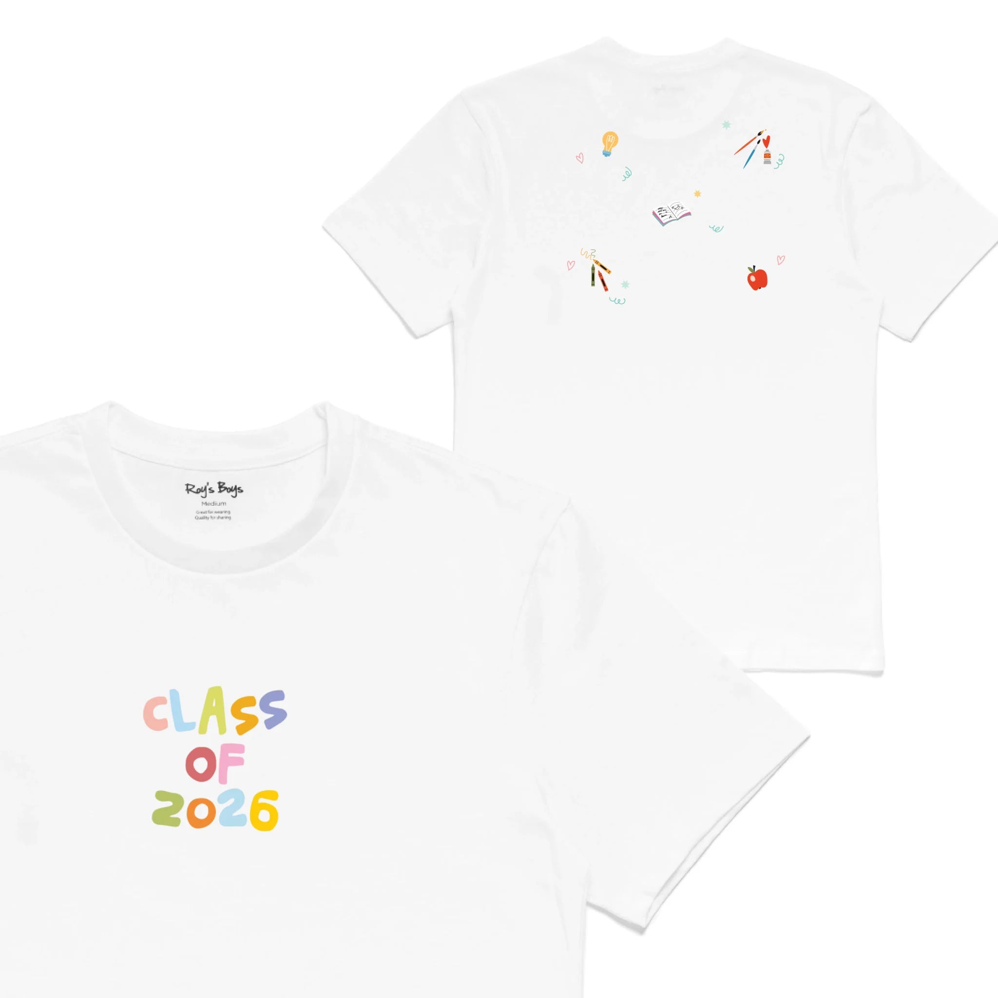Roys Boys White T-Shirt Imagery_0001_Mens Back both-01