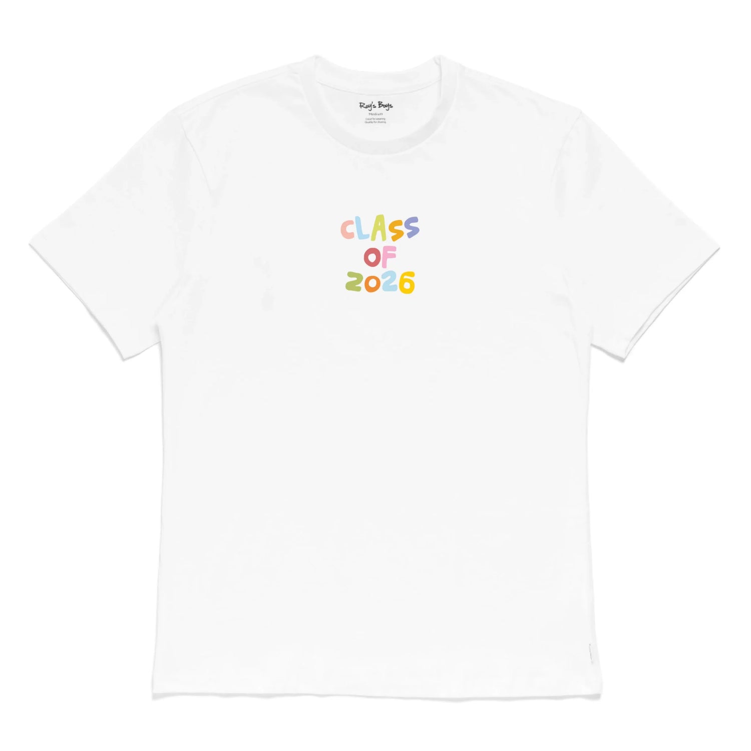 Roys Boys White T-Shirt Imagery_0000_Mens Front