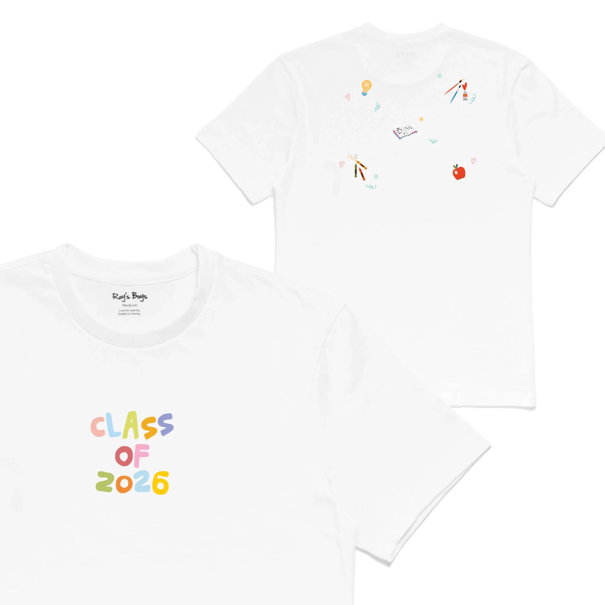 Roys Boys White T-Shirt Imagery_0001_Mens Back both-01