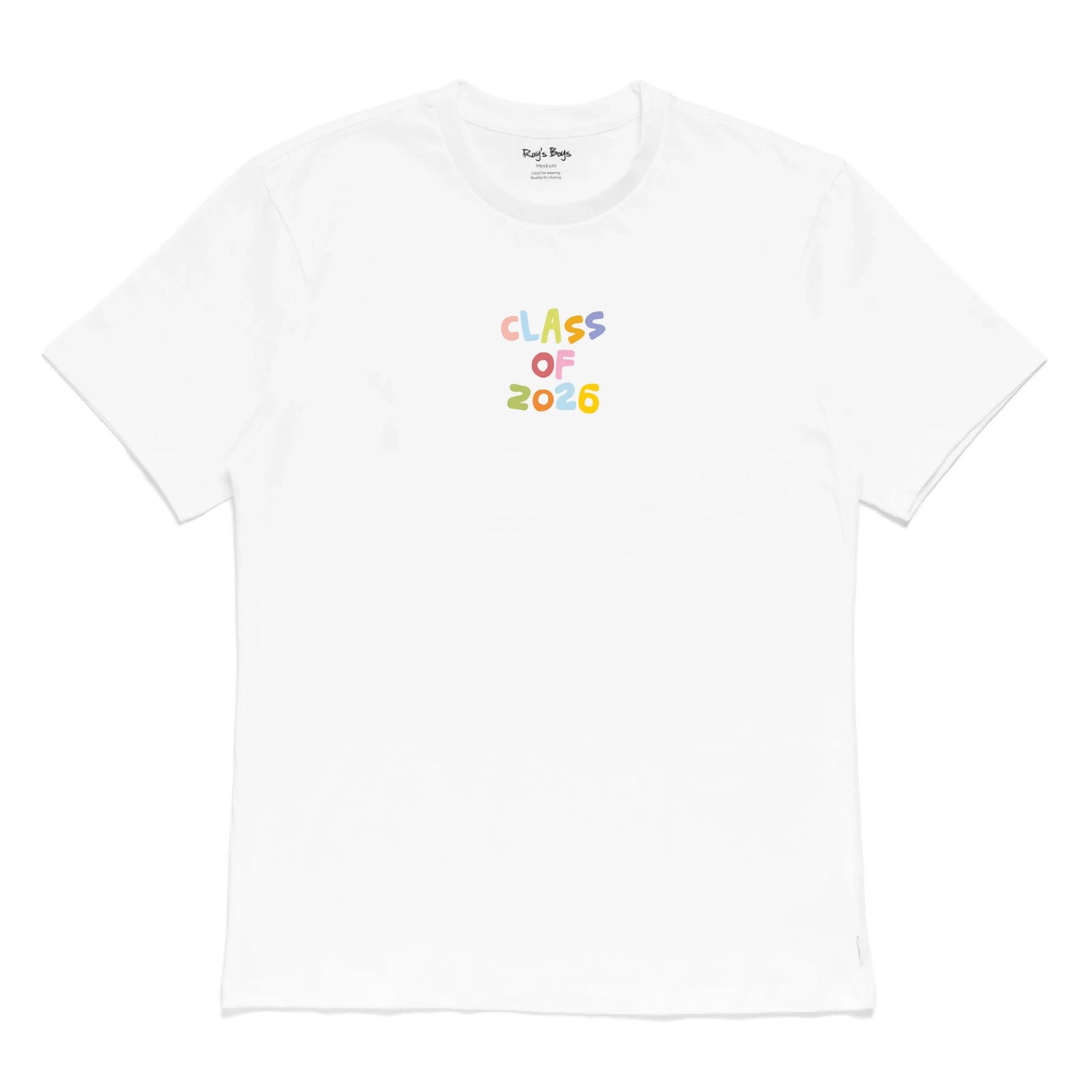 Roys Boys White T-Shirt Imagery_0000_Mens Front