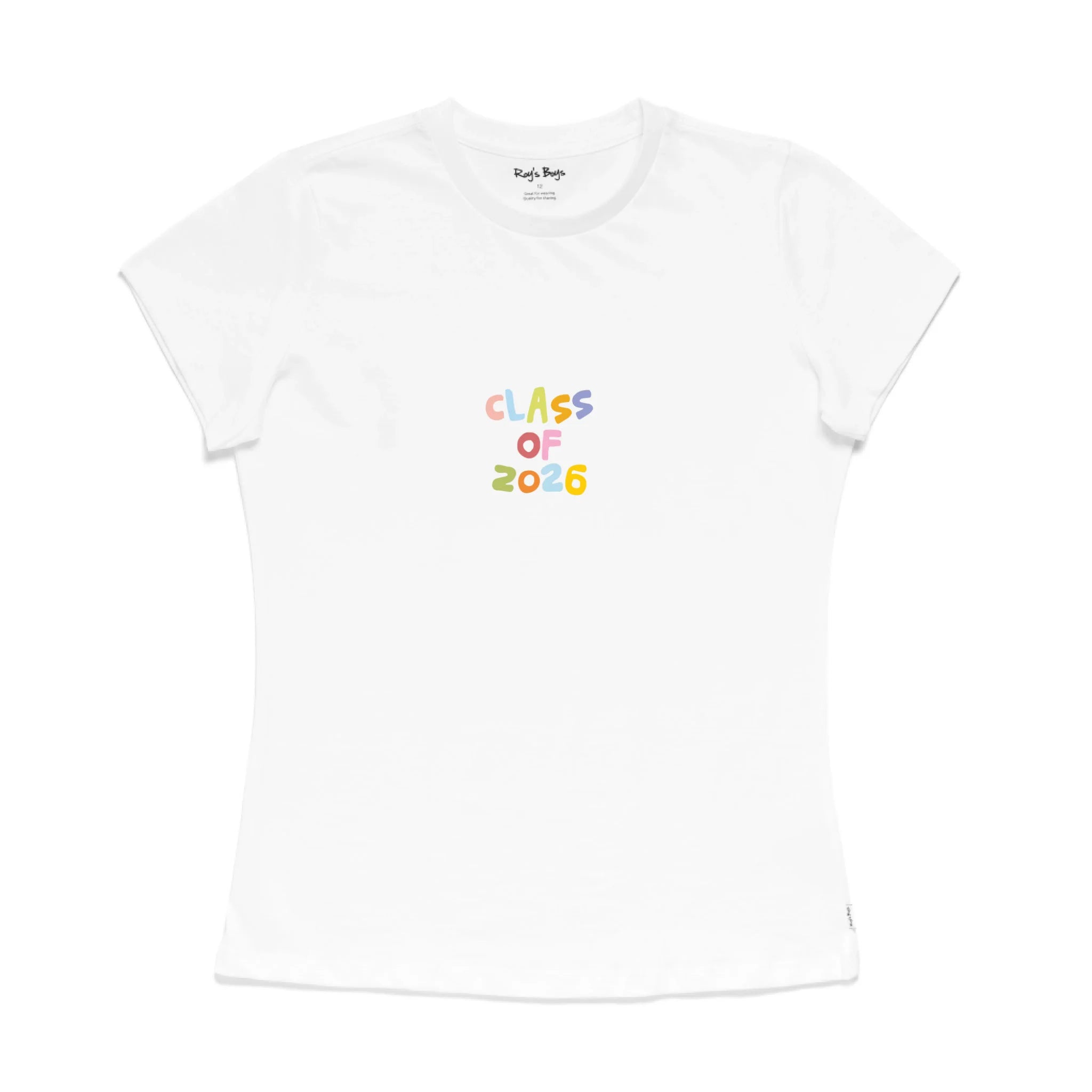 Roys Boys White T-Shirt Imagery_0004_Womens Front