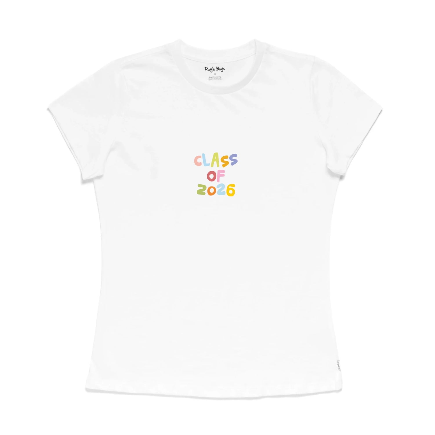 Roys Boys White T-Shirt Imagery_0004_Womens Front