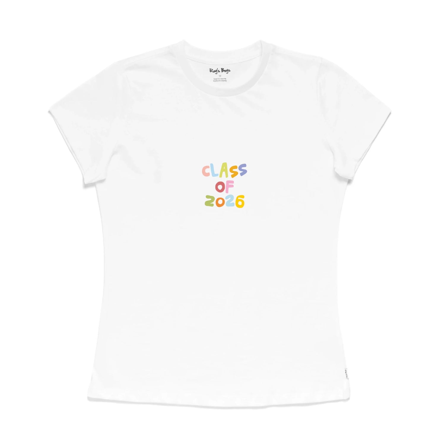 Roys Boys White T-Shirt Imagery_0004_Womens Front