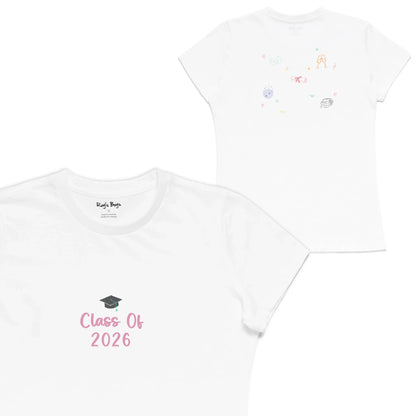 Roys Boys White T-Shirt Imagery_Womens Front and back