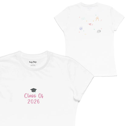 Roys Boys White T-Shirt Imagery_Womens Front and back