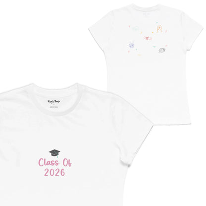 Roys Boys White T-Shirt Imagery_Womens Front and back