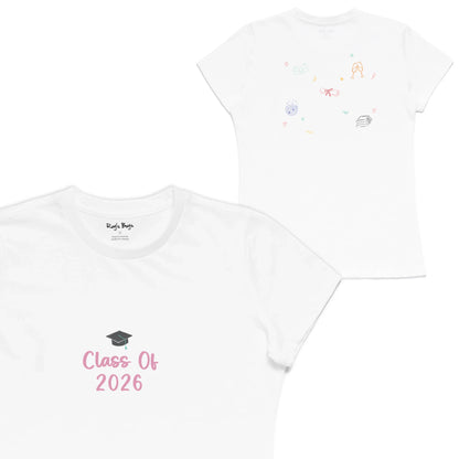 Roys Boys White T-Shirt Imagery_Womens Front and back